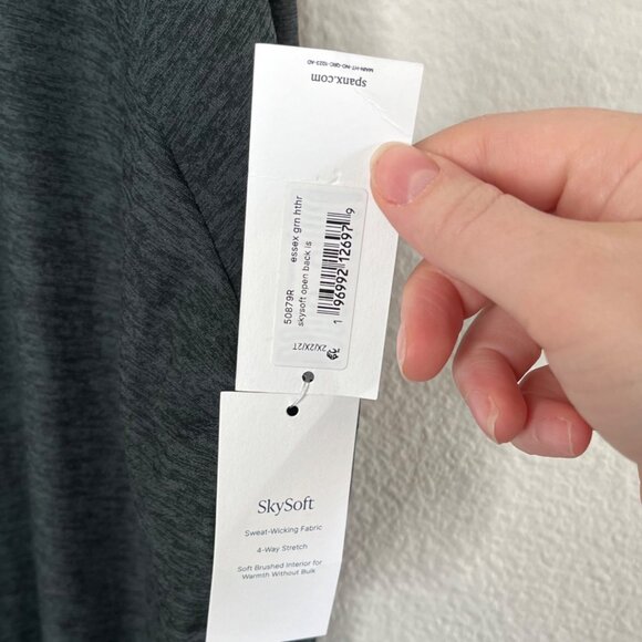 Spanx SkySoft Open Back Moisture Wicking Long Sleeve top 2X 50879R - Picture 10 of 12